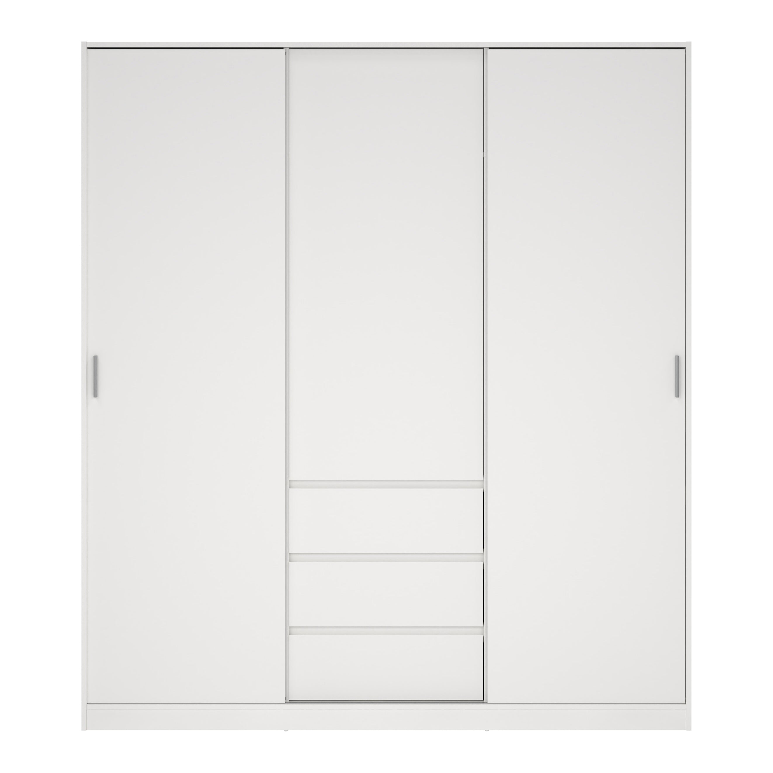 Blokker basic Slide Kledingkast - B 177 cm - Wit