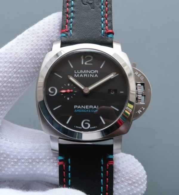 Replica Panerai SF PAM727 S Americas Cup Thick Leather Strap P9010 - Top club
