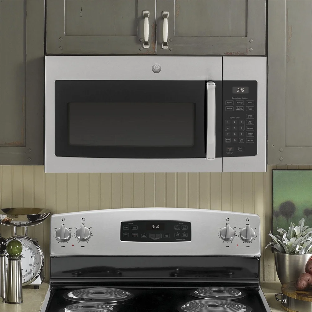 General Electric GE 1.6 Cu. Ft. Over-the-Range Microwave Oven Stainless Steel, JVM3160RFSS - Image 5