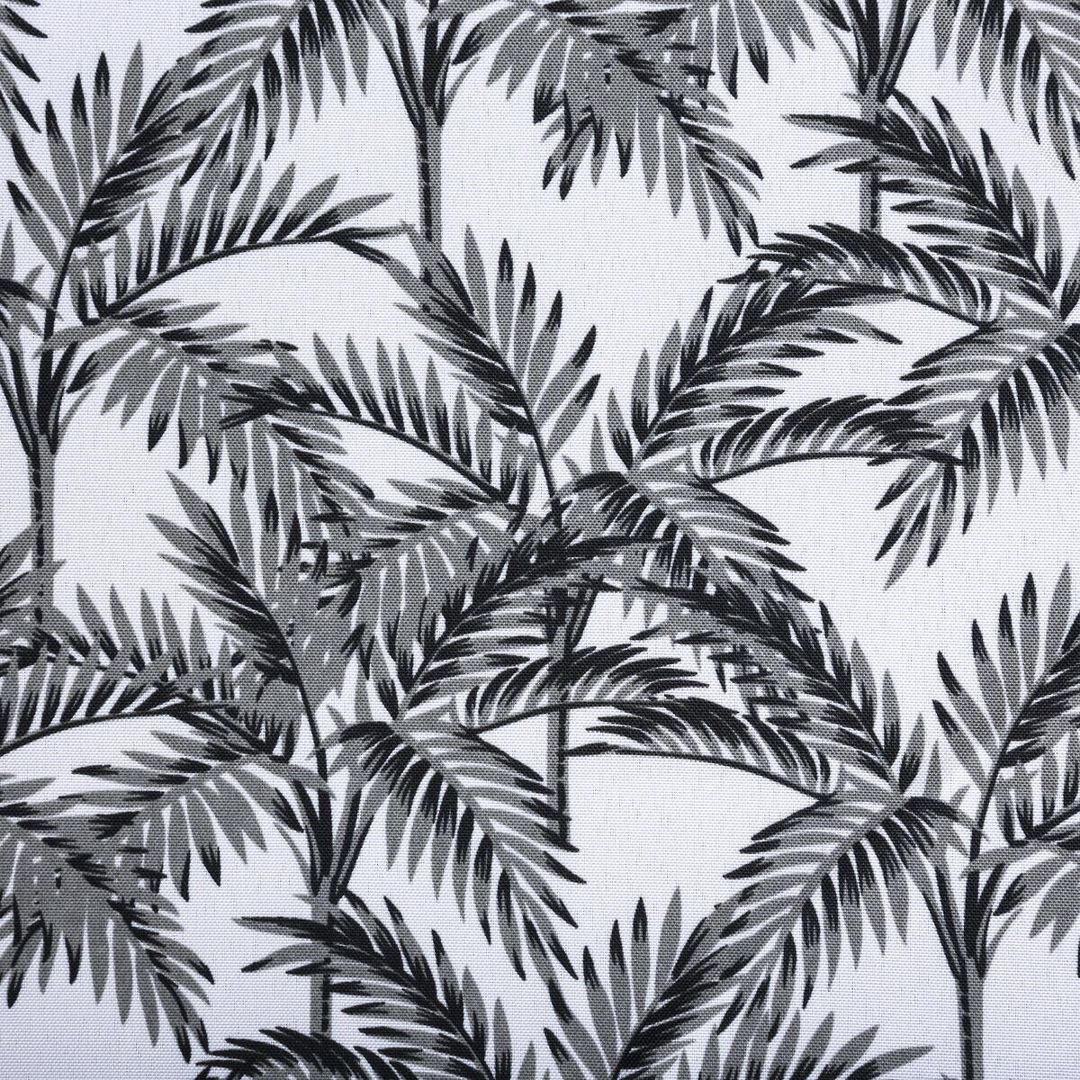 Tablecloth stain resistant "Palm tree" Slate grey, D.180 cm