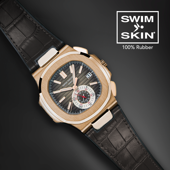 Patek Philippe - Rubber B strap for Nautilus 5980 RG - SwimSkin(1:1 replica) - Top club