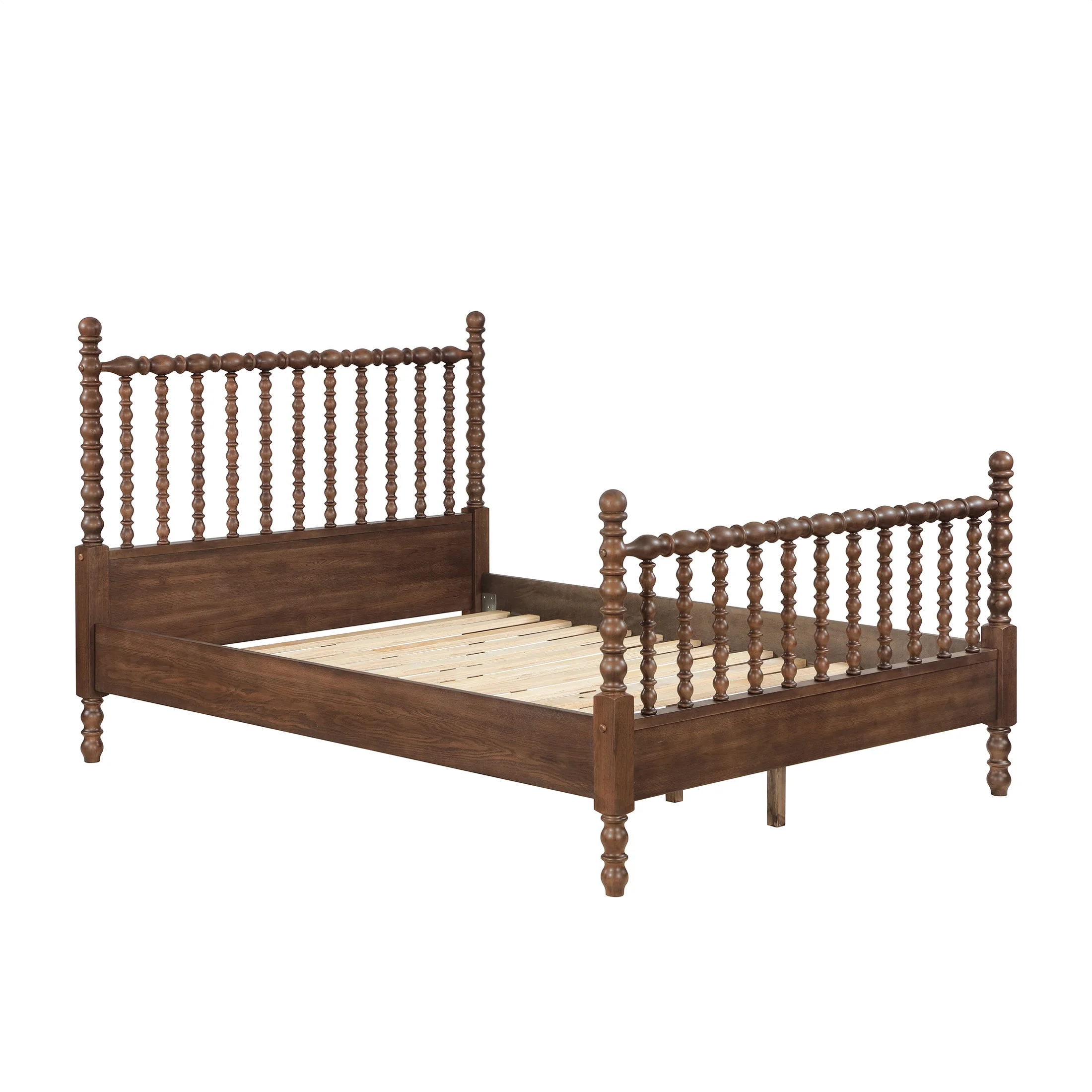 Pioneer Woman Harper Queen-Size Spindle Bed, Homestead Brown - Image 2
