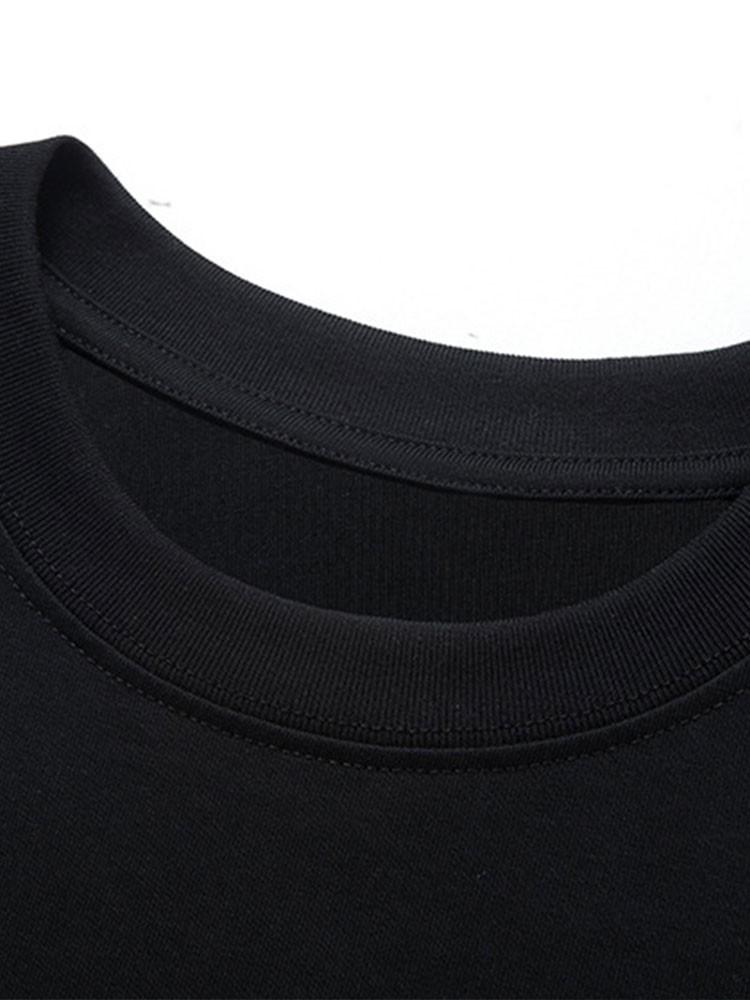 Evil Bear Back Print Heavy Weight Oversize T-Shirt