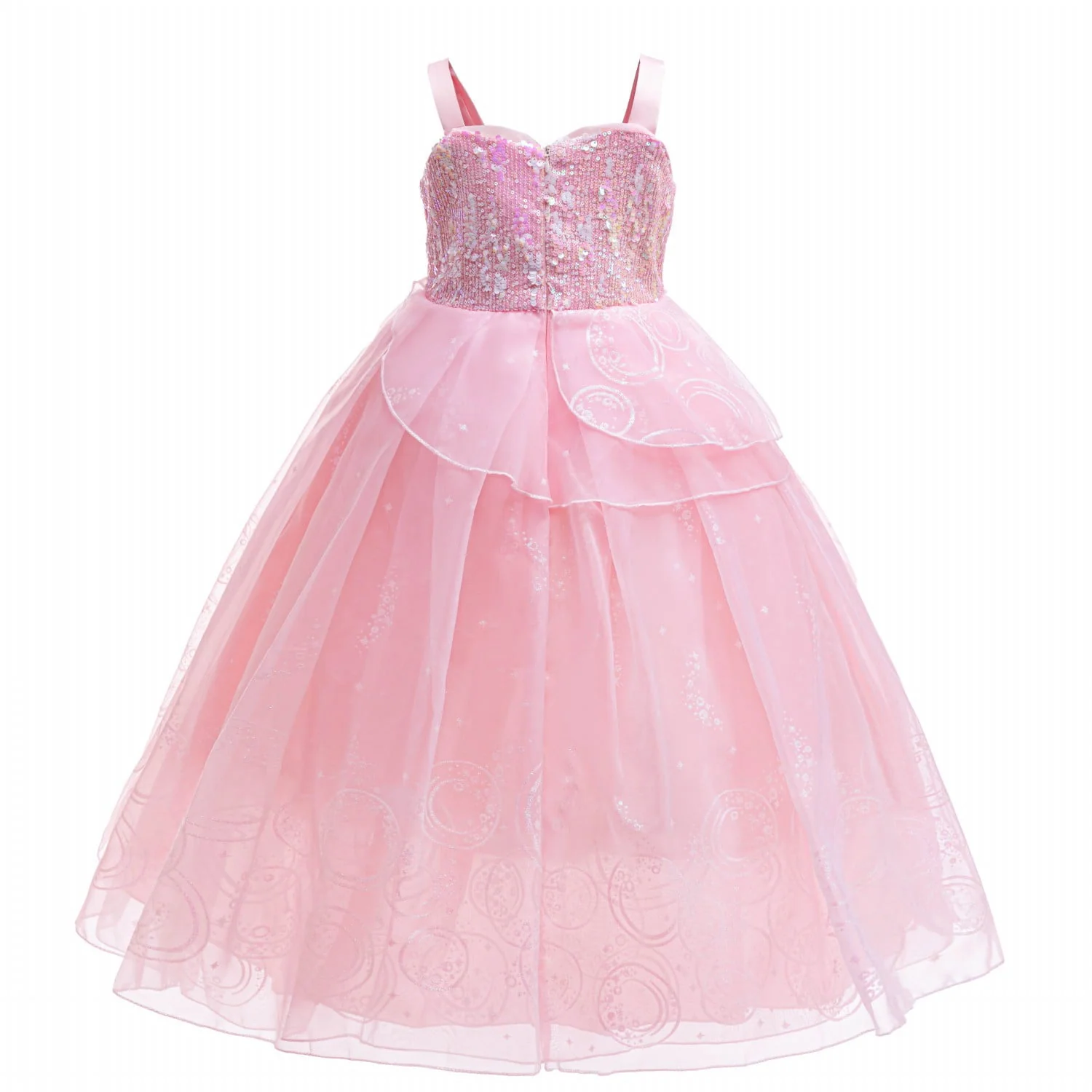 HAWEE Dress Costume for Girls, Pink Tulle and Sequin Dress for Kids Christmas Halloween Cosplay Costumes - Image 3 HAWEE Dress Costume for Girls, Pink Tulle and Sequin Dress for Kids Christmas Halloween Cosplay Costumes - Image 3