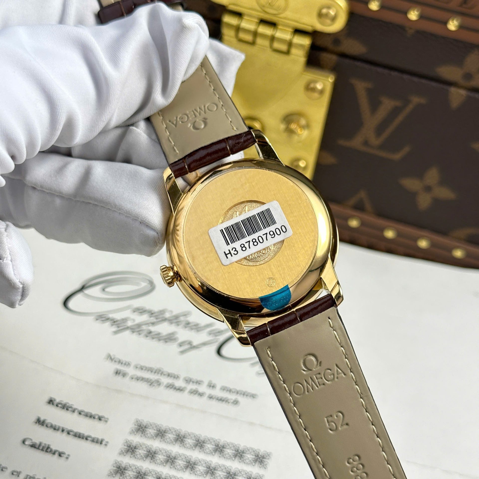 Omega De Ville Prestige Power Reserve Replica 11 Watch Leather Strap 39.5mm - Top club
