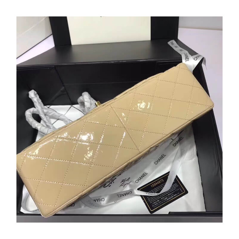 Replica Chanel Pantent Leather 30Cm Classic Flap Bag A11131:1High-quality replica