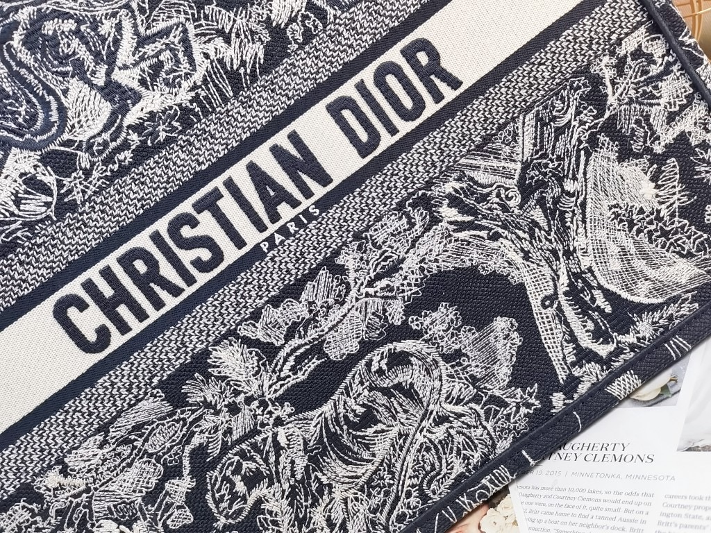 Christian Dior Large Dior Book Tote White, For Women, Women’s Handbags 16.5in/42cm CD1:1High-quality replica