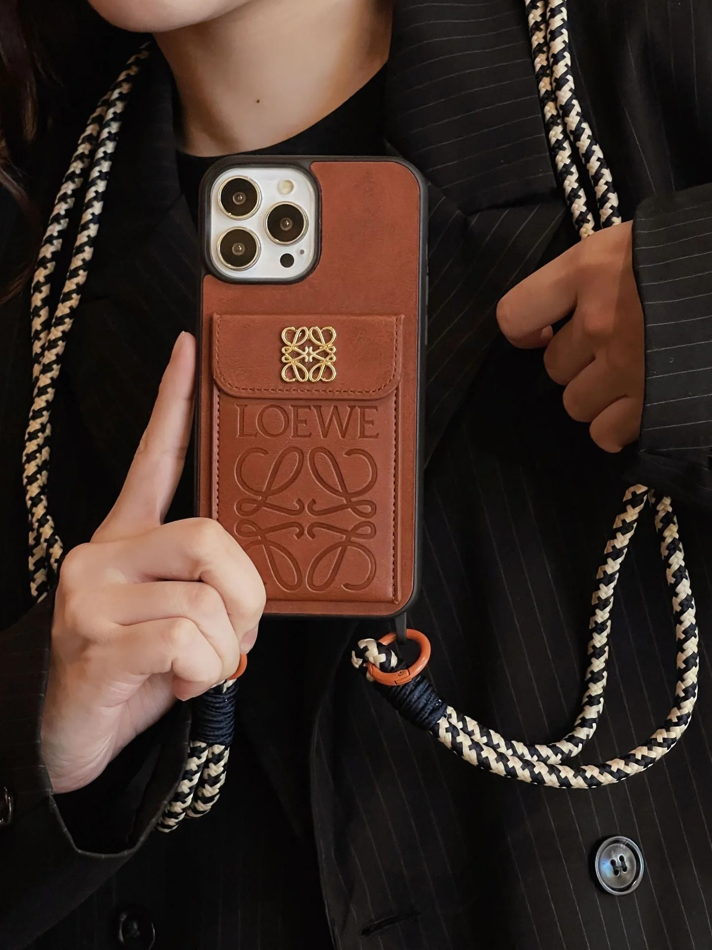 Loe Card Holder Leather iPhone Case - Wholesale & Influencer