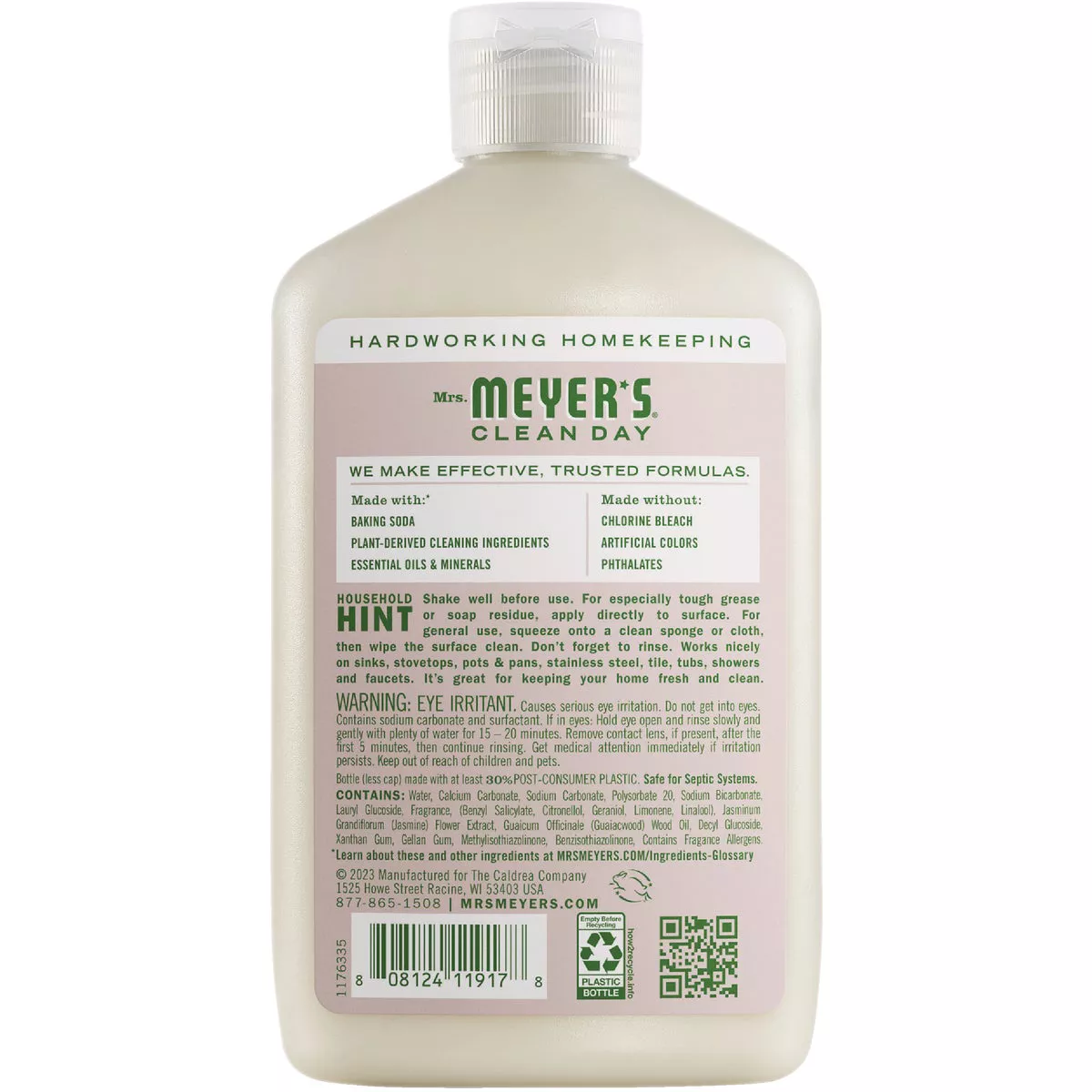 Mrs. Meyer's Clean Day 16 Oz. Apple Blossom Scent Baking Soda Cream Cleaner