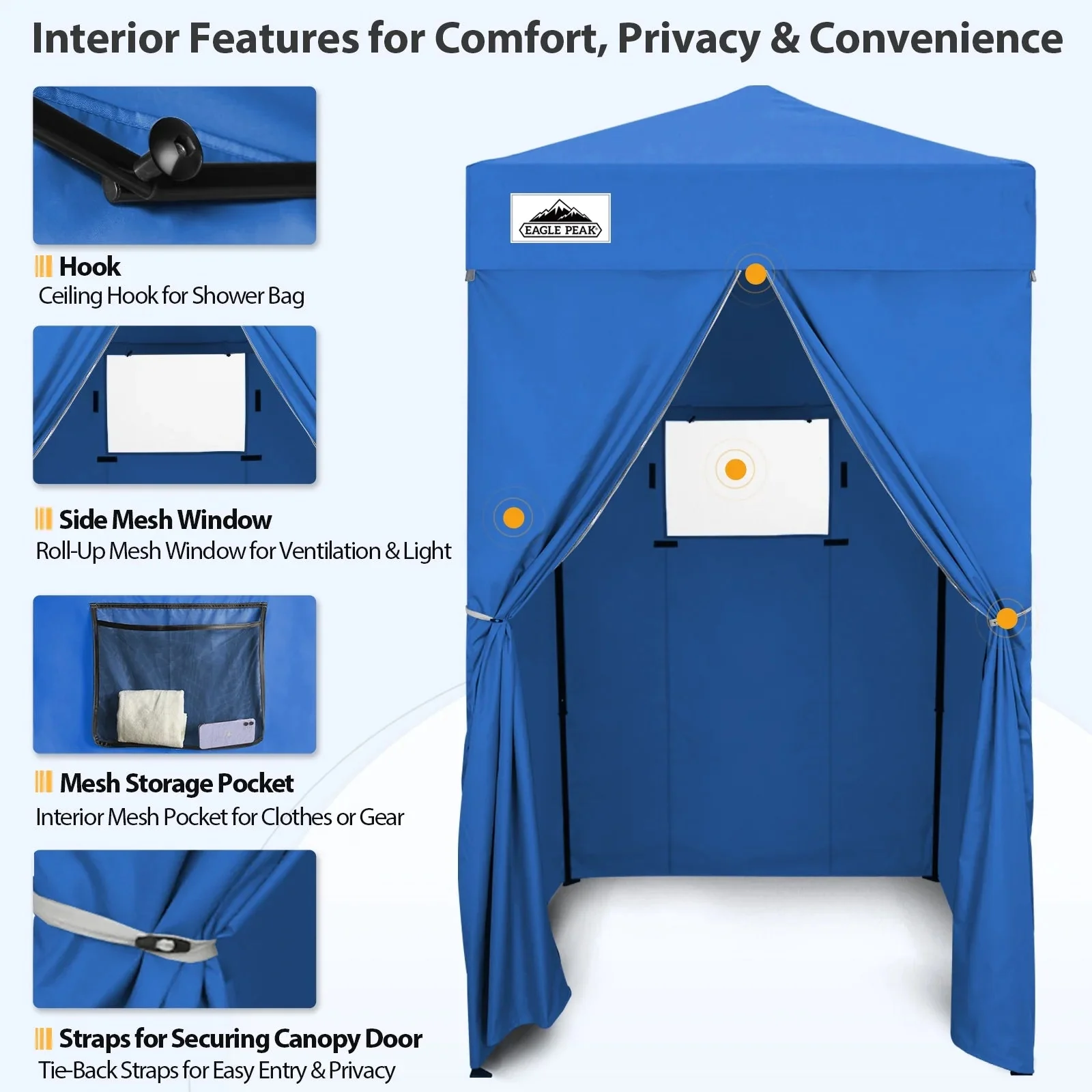EAGLE PEAK Ultra Compact 4 ft x 4 ft Pop-Up Changing Room Canopy - Flex - Image 68 EAGLE PEAK Ultra Compact 4 ft x 4 ft Pop-Up Changing Room Canopy - Flex - Image 68
