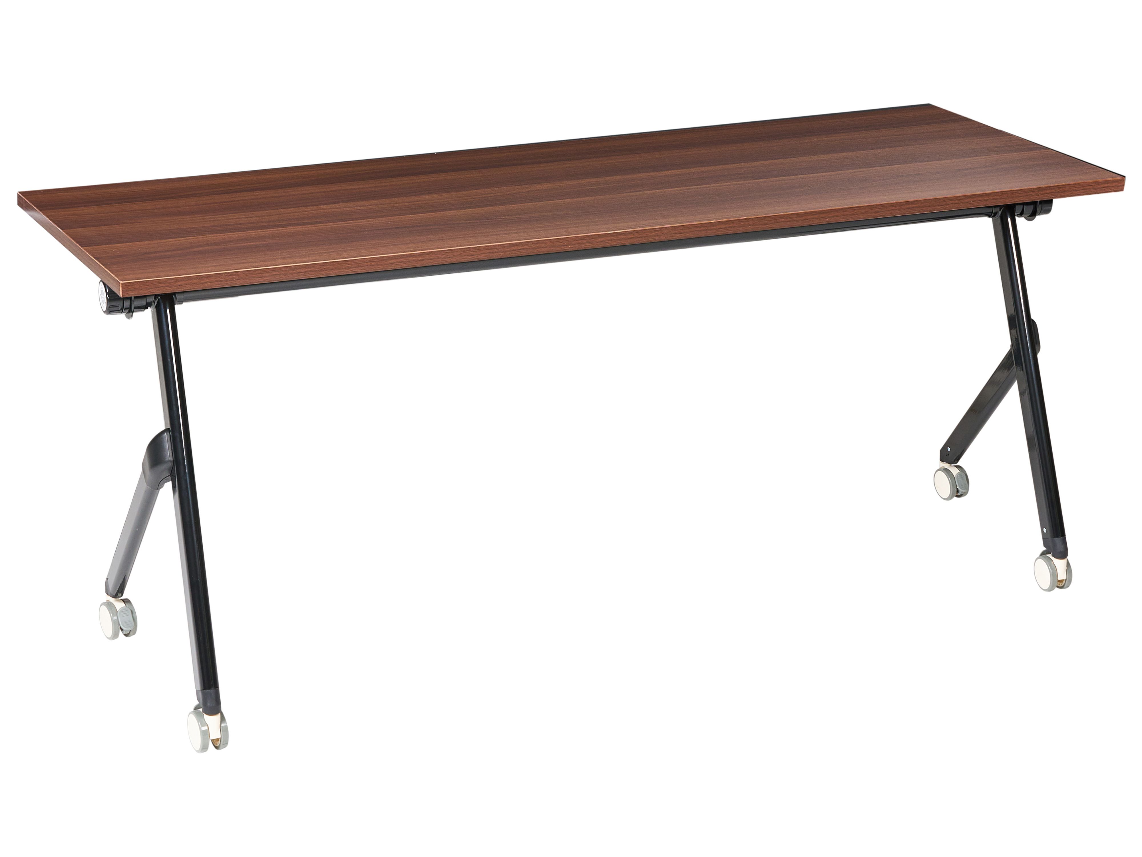 Foldable Office Desk BENDI Dark Brown 180 cm 60 cm