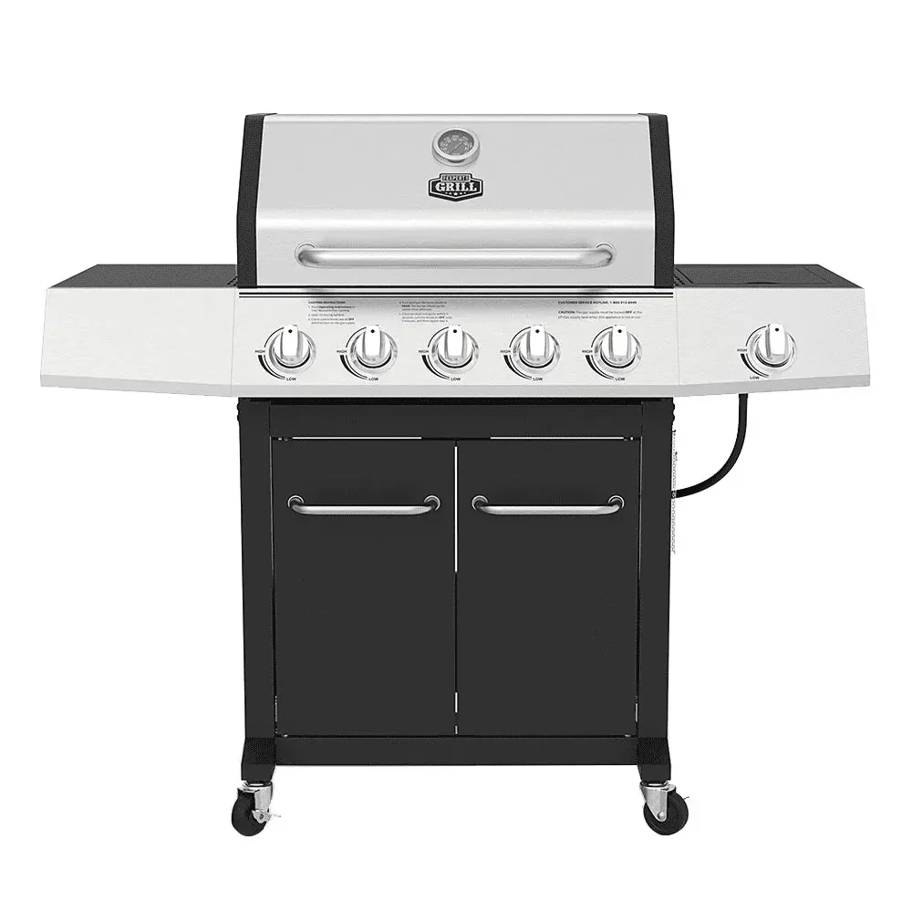 Expert Grill 5-Burner Propane Gas Grill With Side Burner - 720-0968C