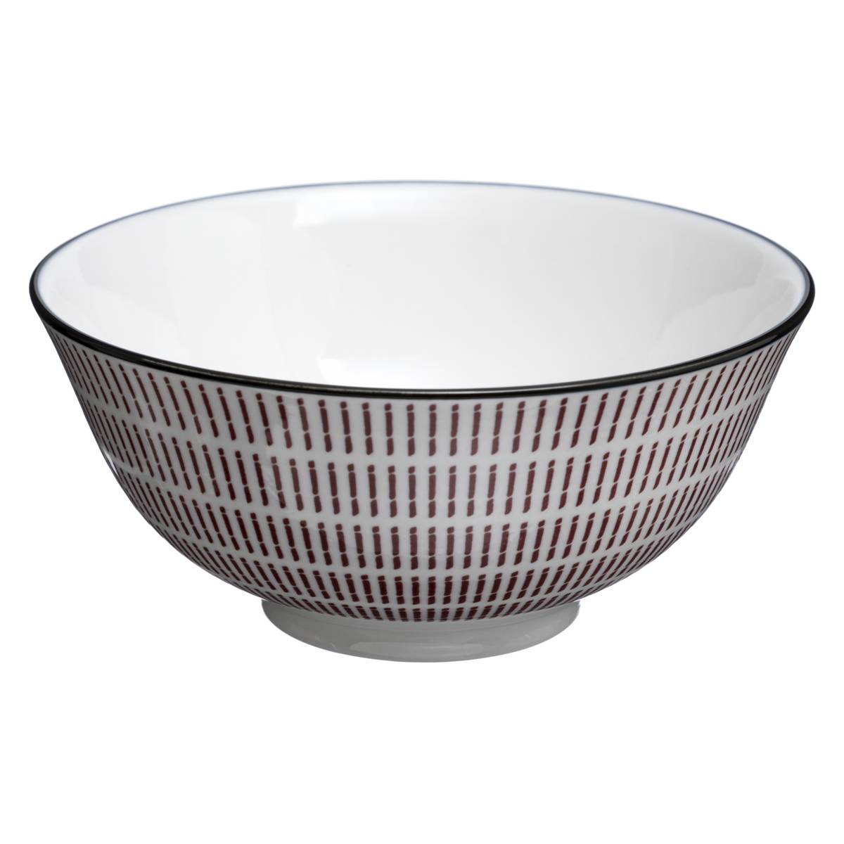 Bowl"Lunis" D.15.4 cm, Black & White