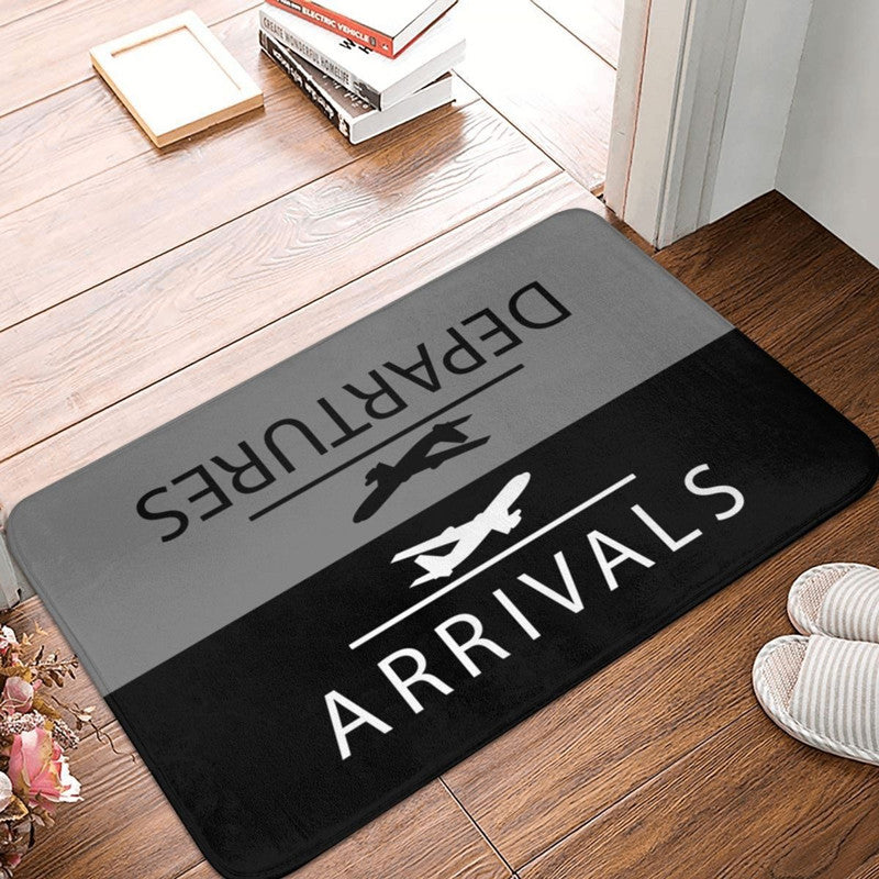 RunwayElegance | Luxe Entree Deurmat met Vliegveldpatroon
