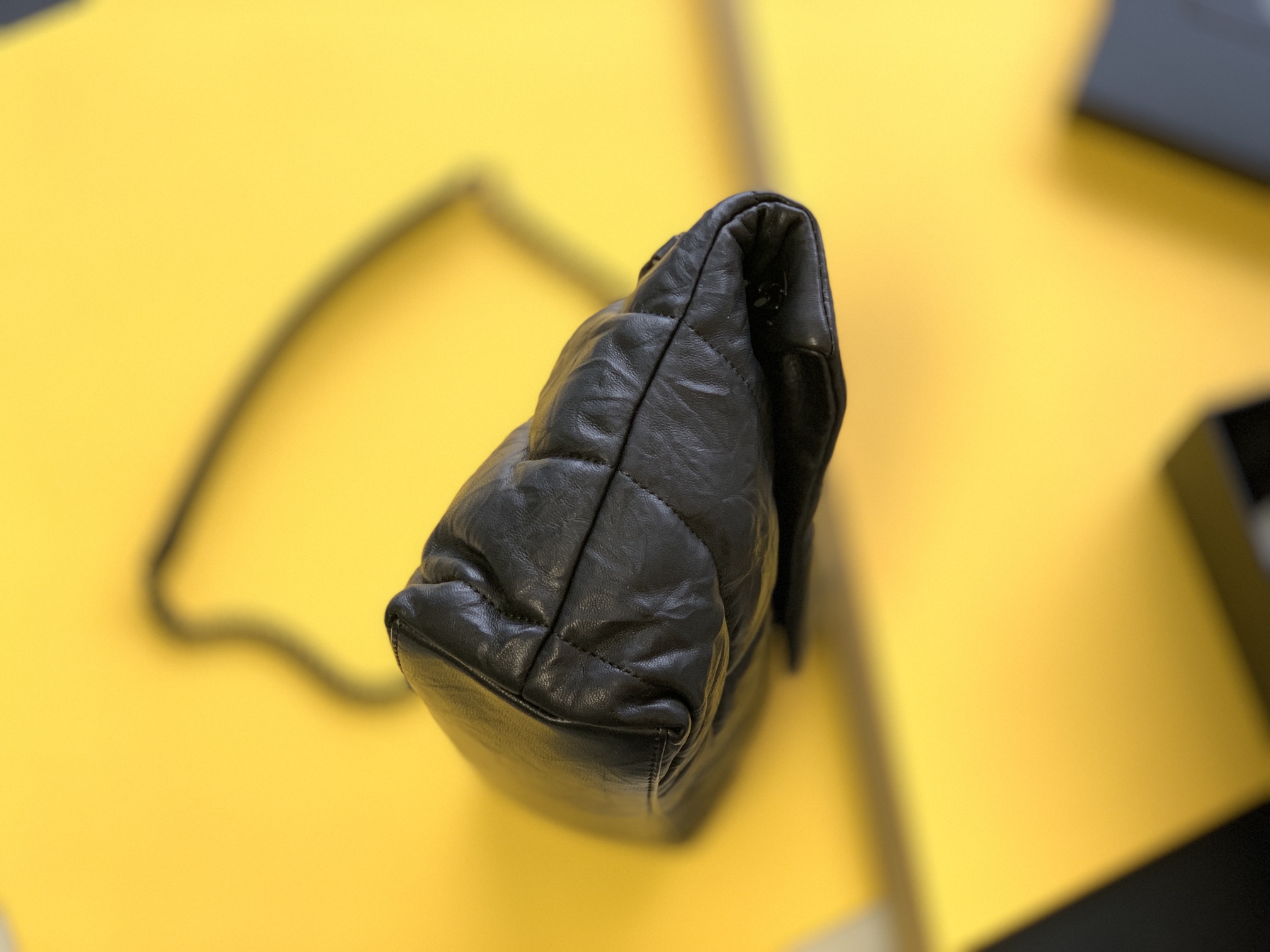 PUFFER MEDIUM CHAIN BAG IN DENIM AND SMOOTH LEATHER1:1High-quality replica
