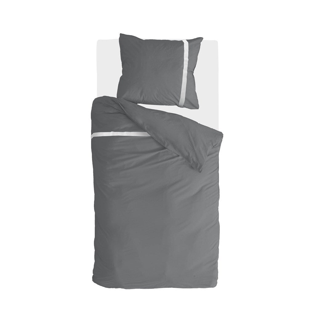 Walra - Dekbedovertrek Timeless Chic - 140x220 - Antraciet