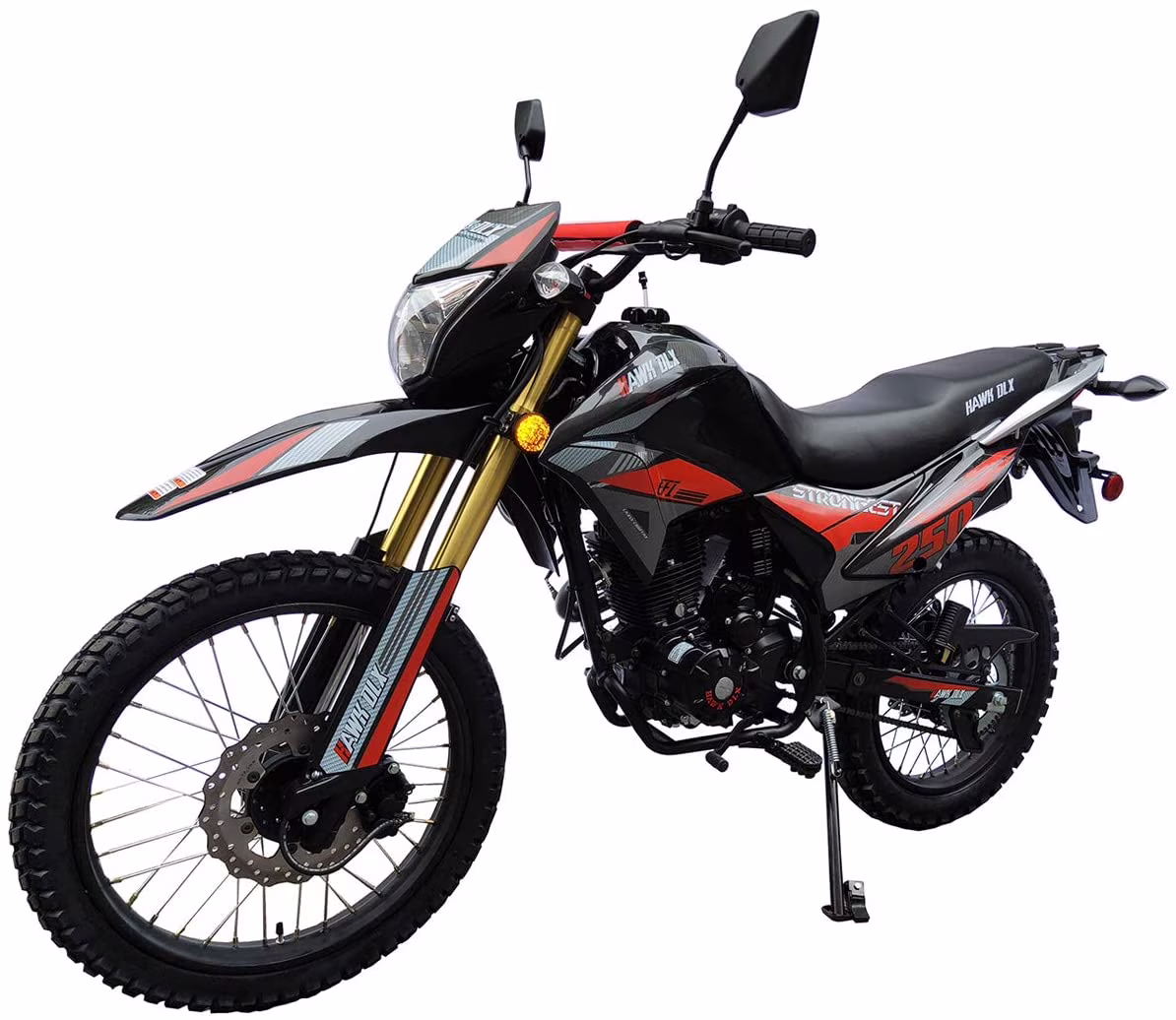 RPS Hawk DLX 250 cc EFI Fuel Injection Enduro Dirtbike gas Bike Hawk EFI Deluxe Gas Motorcycle - Choose your color - Image 3