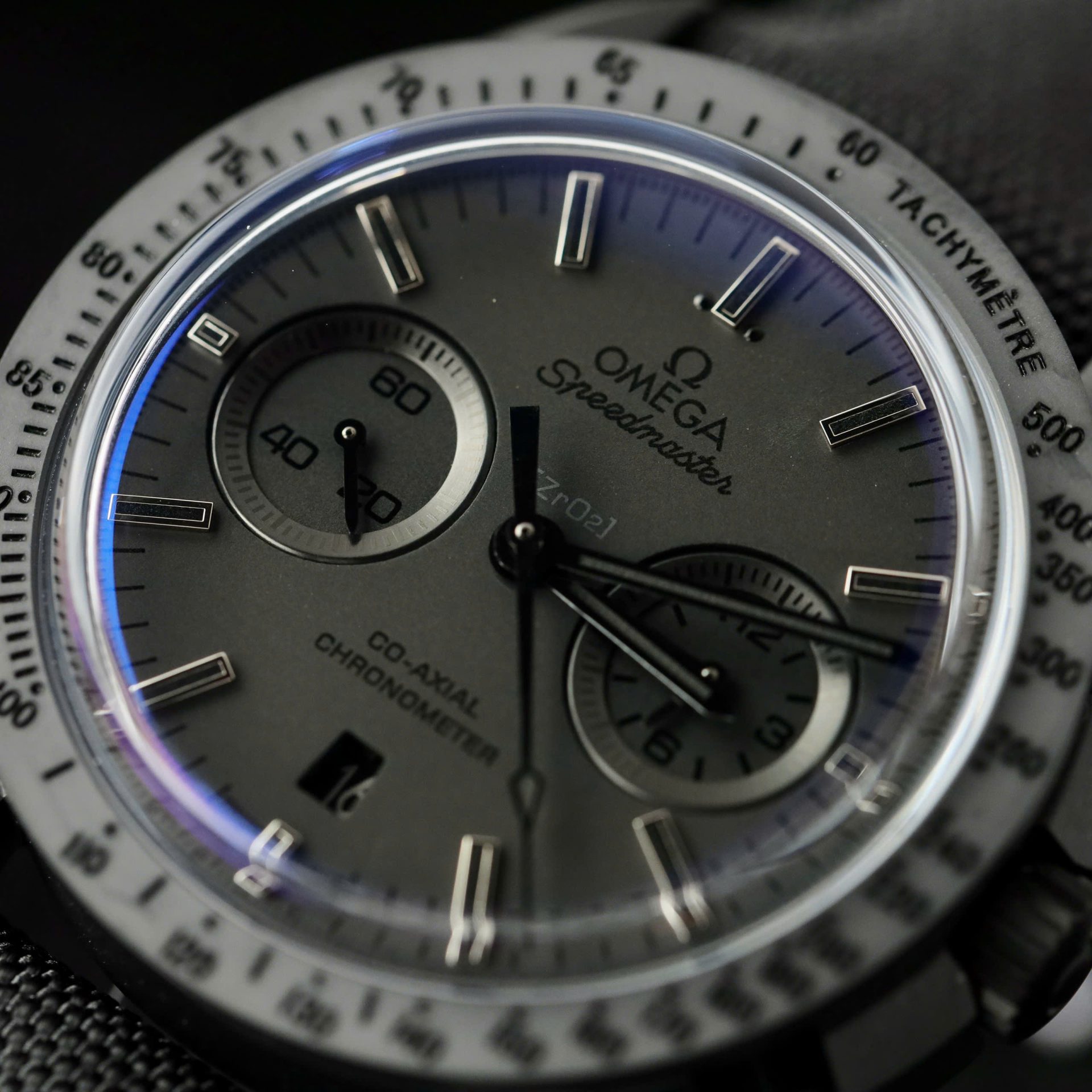 Omega Replica Watch Speedmaster Black Ceramic OM Factory 44mm - Top club
