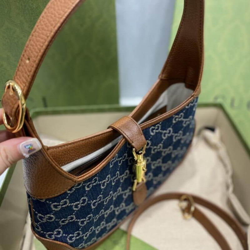 Replica Gucci Denim Jackie 1961 Small Shoulder Bag 6367061:1High-quality replica