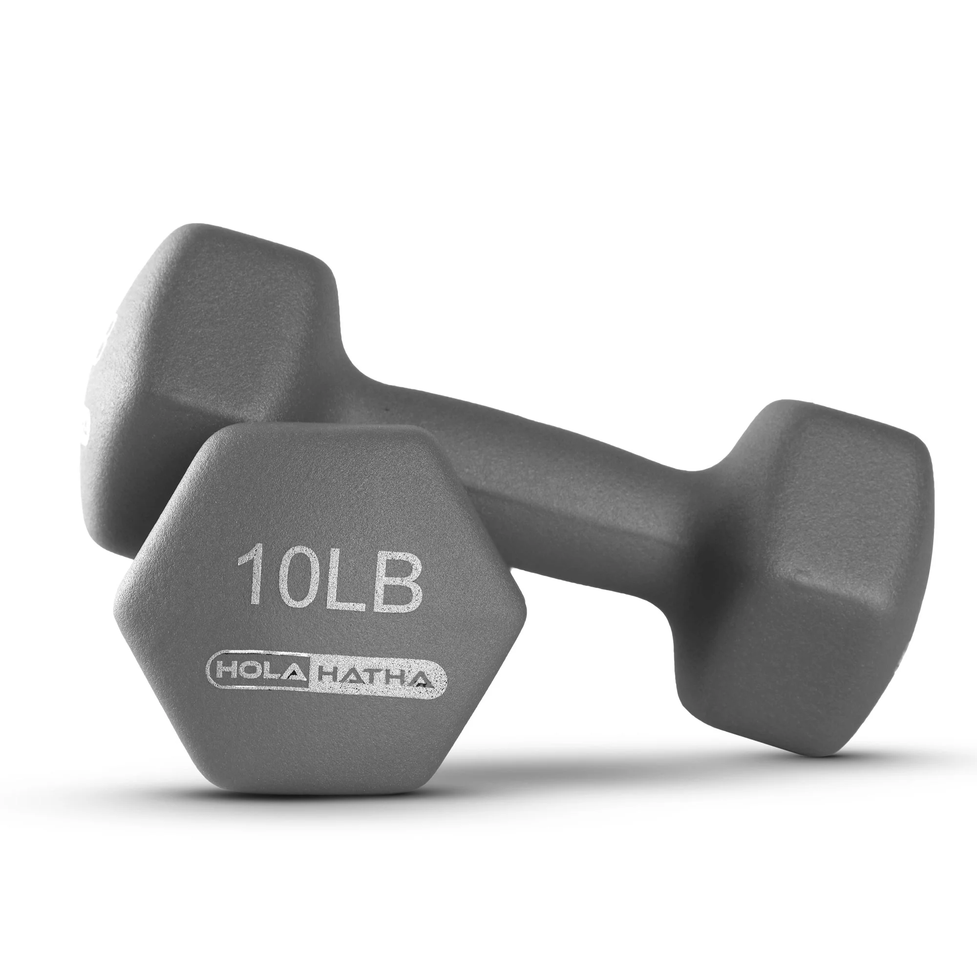 HolaHatha Neoprene Dumbbell Weight Set with Rack (Black), 112.5 lb - Image 22