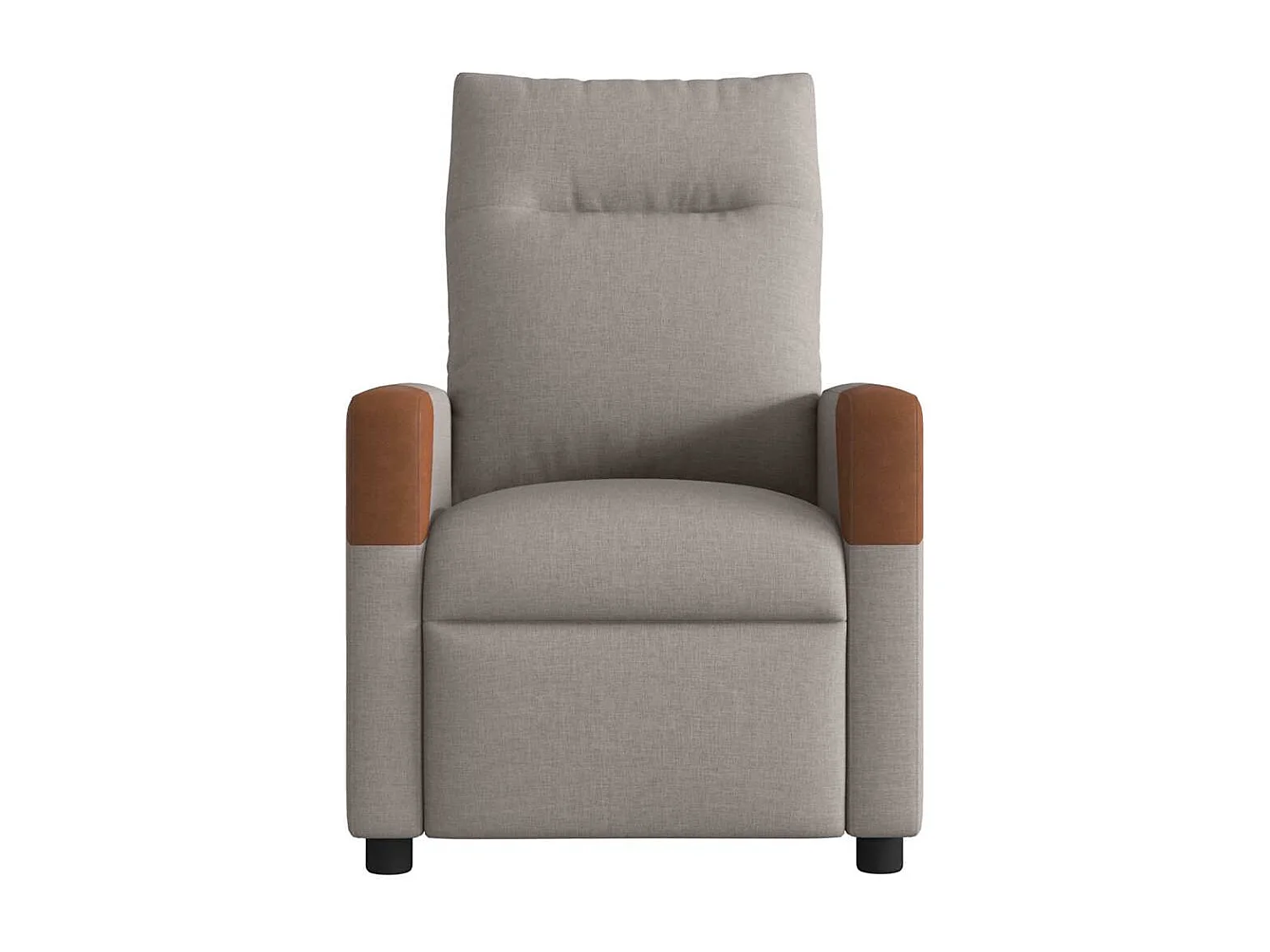 Fauteuil inclinable électrique-Fauteuil de massage de Salon Taupe Tissu SHL2049