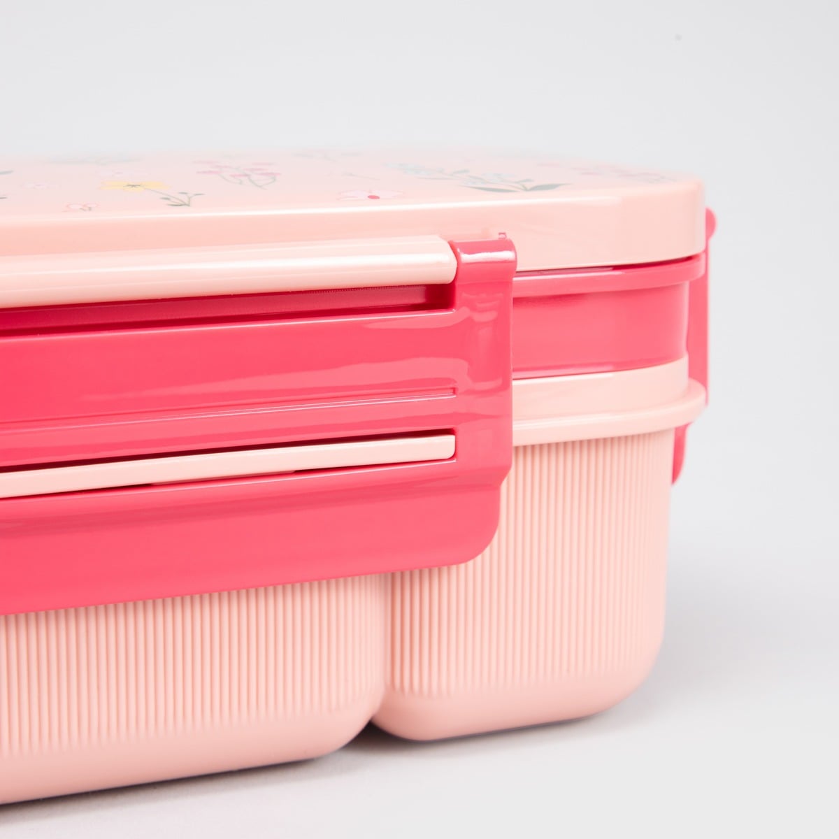 Zestaw lunchbox B2 LUSY różowy z kubkiem 1,8l + 0,5l
