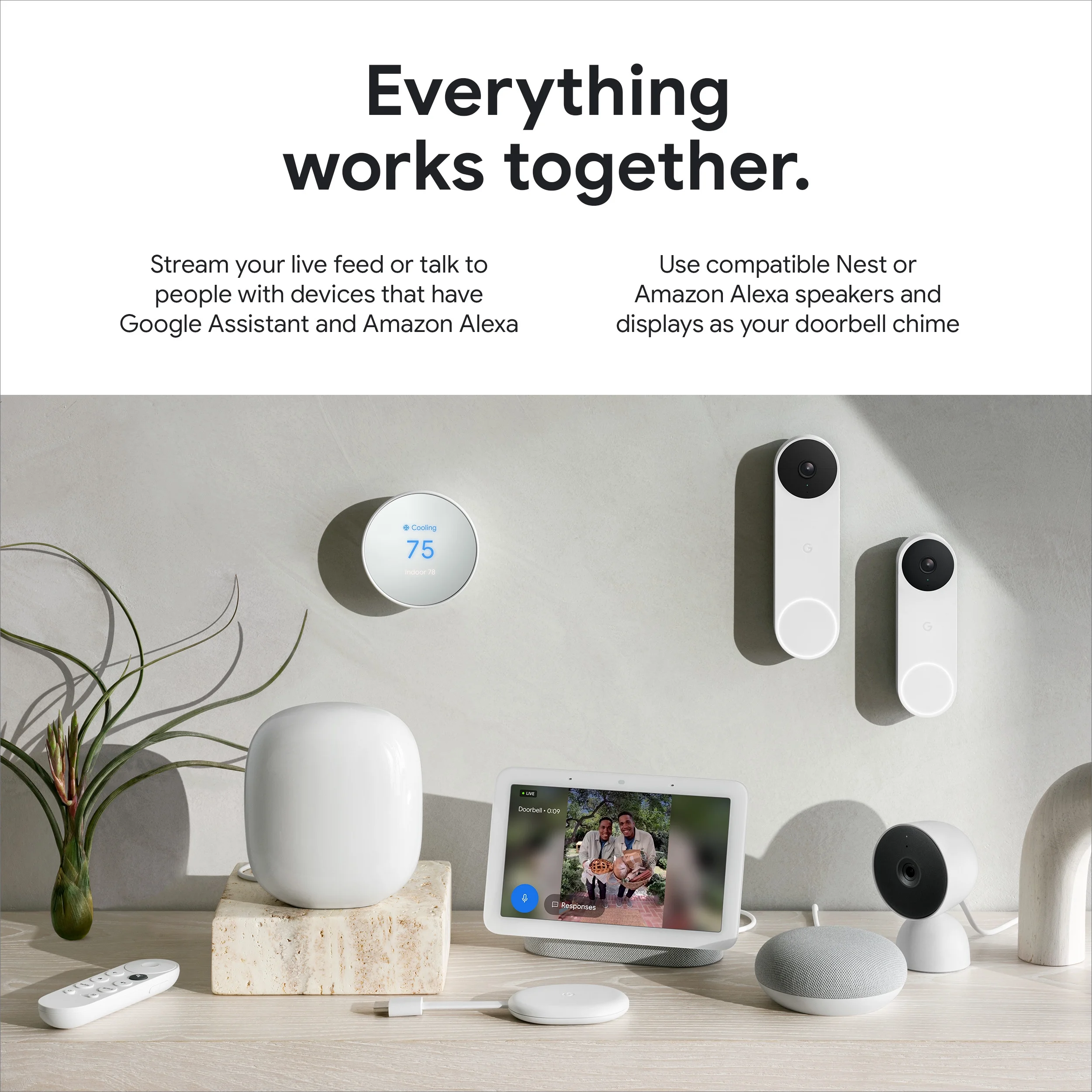 Google Nest Doorbell (Wired, 2nd gen) - Video Doorbell Camera - Doorbell Security Camera - Snow - Image 19
