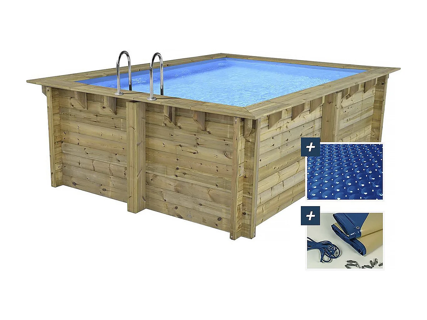Piscine bois rectangle 