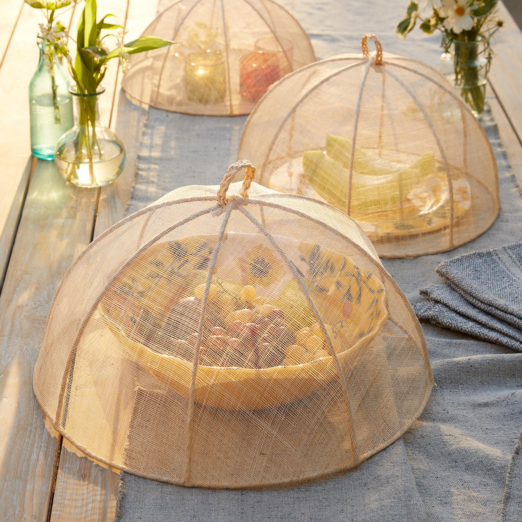 Large Sinamay Food Covers Set - Sundance Clothing