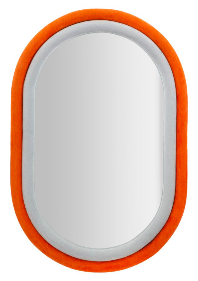 Mauro Ferretti Antony Wandspiegel in oranje fluweel