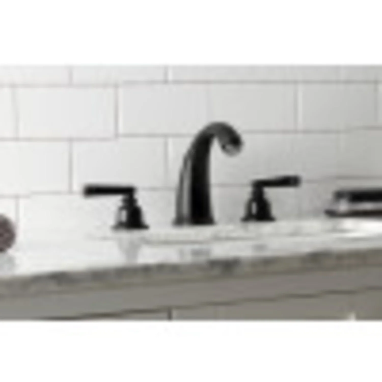 Kingston Brass KB982FL Widespread Bathroom Faucet, Polished Brass - Image 11