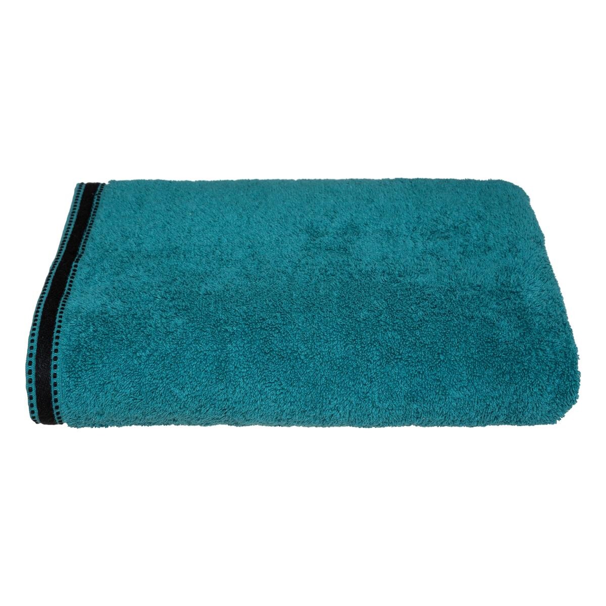 Bath towel "Joia", cotton Teal, 100x150 cm, 550 g/m&sup2;