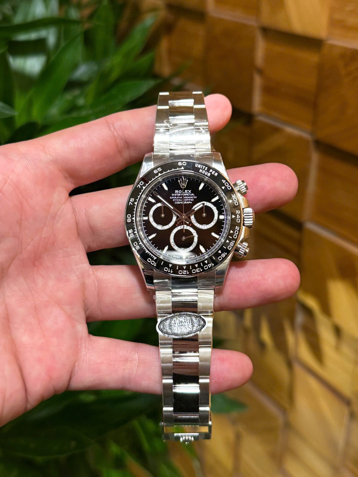 Rolex Daytona 126500LN Godzilla Best Replicas Calibre 4131 Swiss Movement Clean Factory 40mm - Elite Watch Atelier