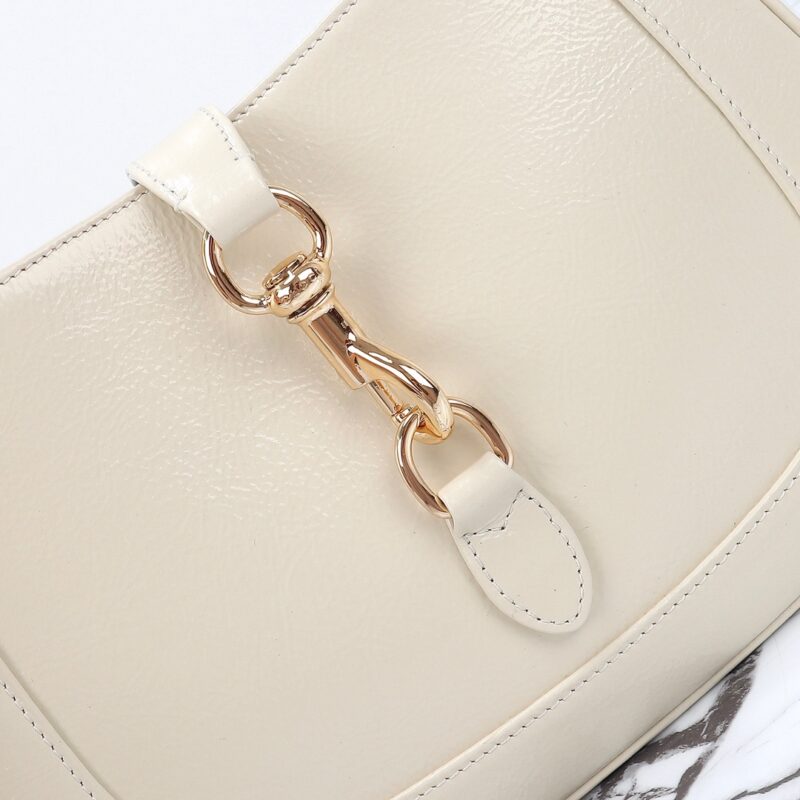 Replica Gucci G Jackie Small Patent White1:1High-quality replica