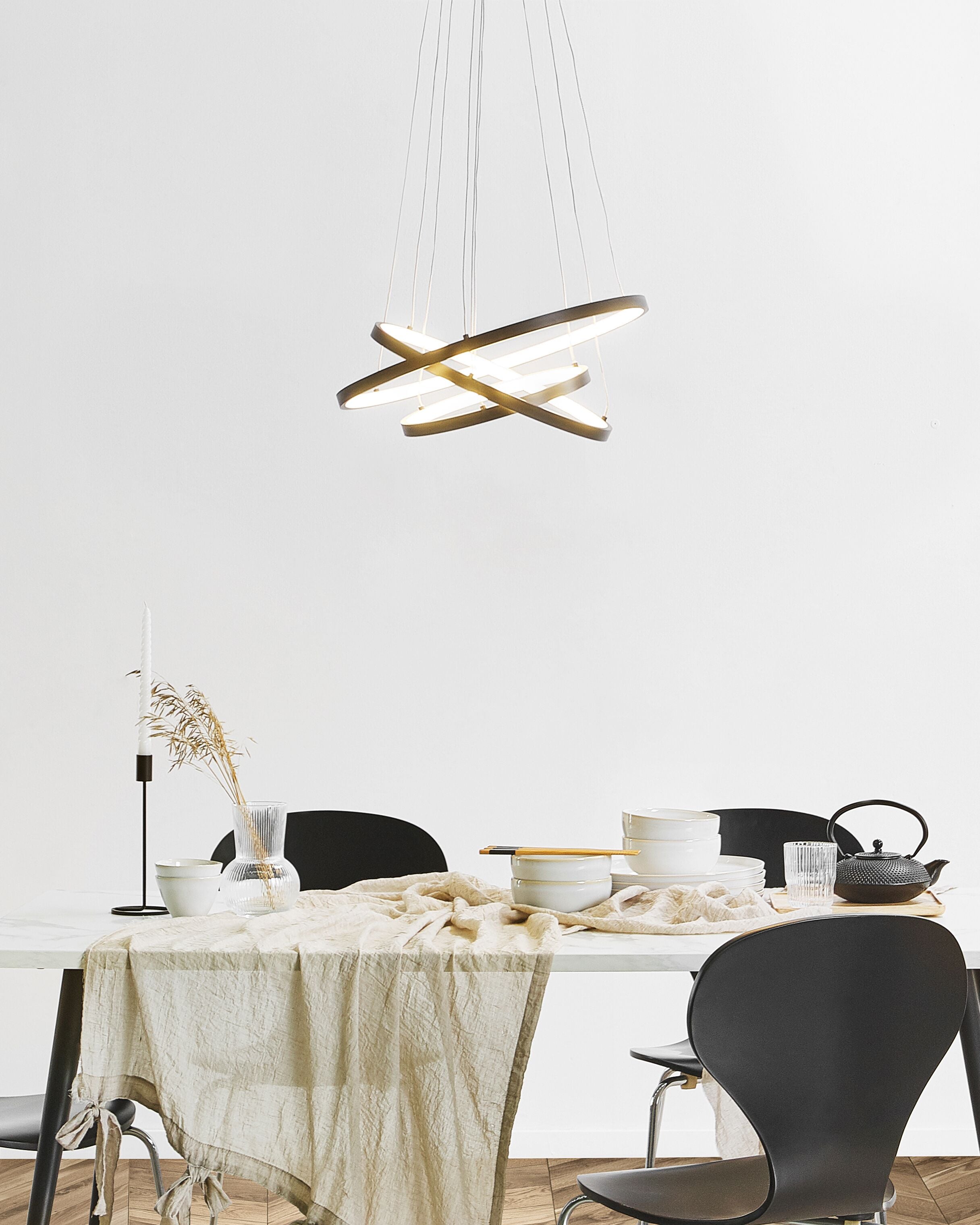 LED Pendant Lamp ATREK Metal Black