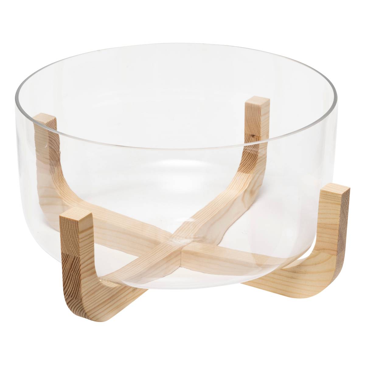 Salad bowl"Arha" D.28 cm, Transparent