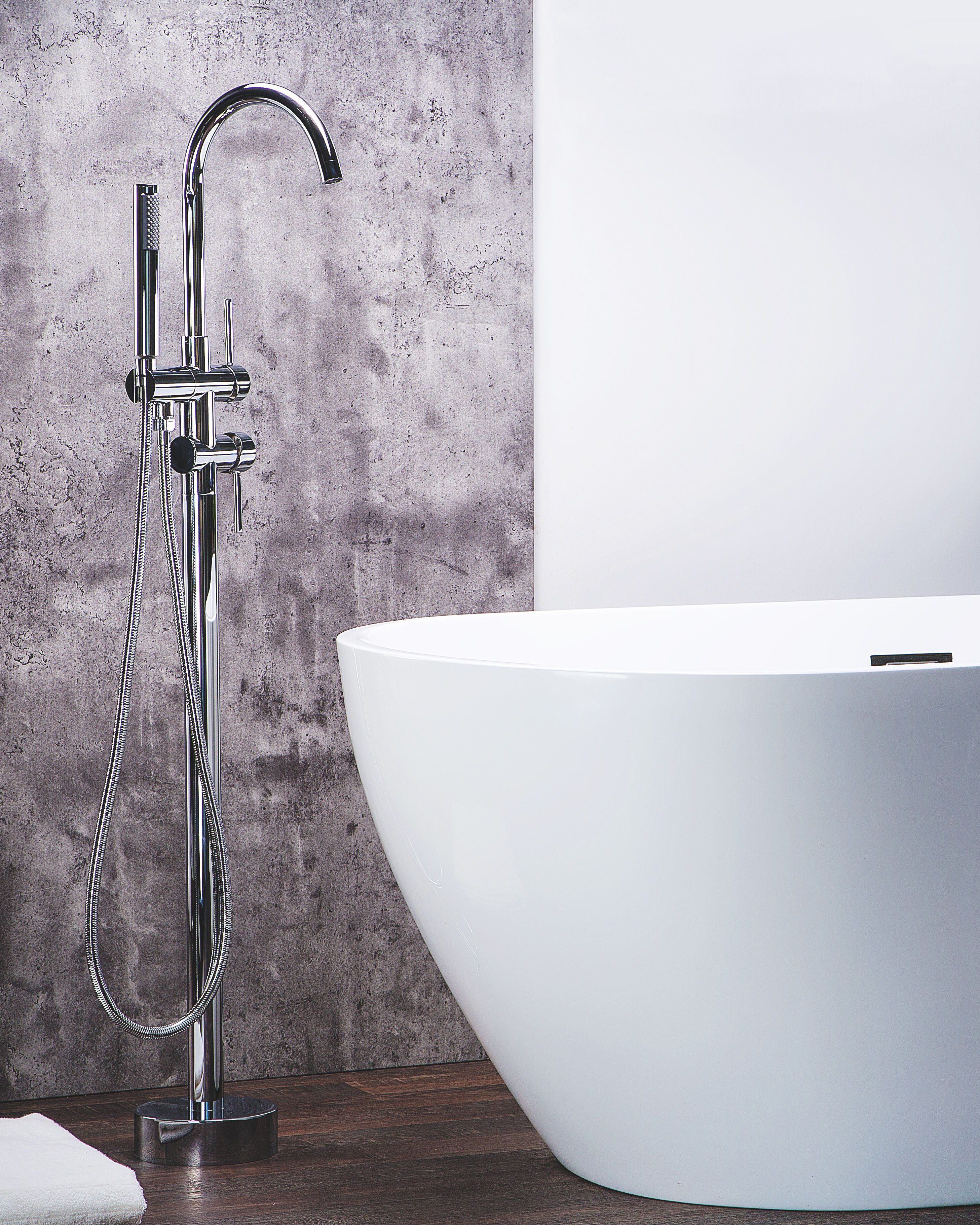 Freestanding Bathtub Faucet TUGELA Silver