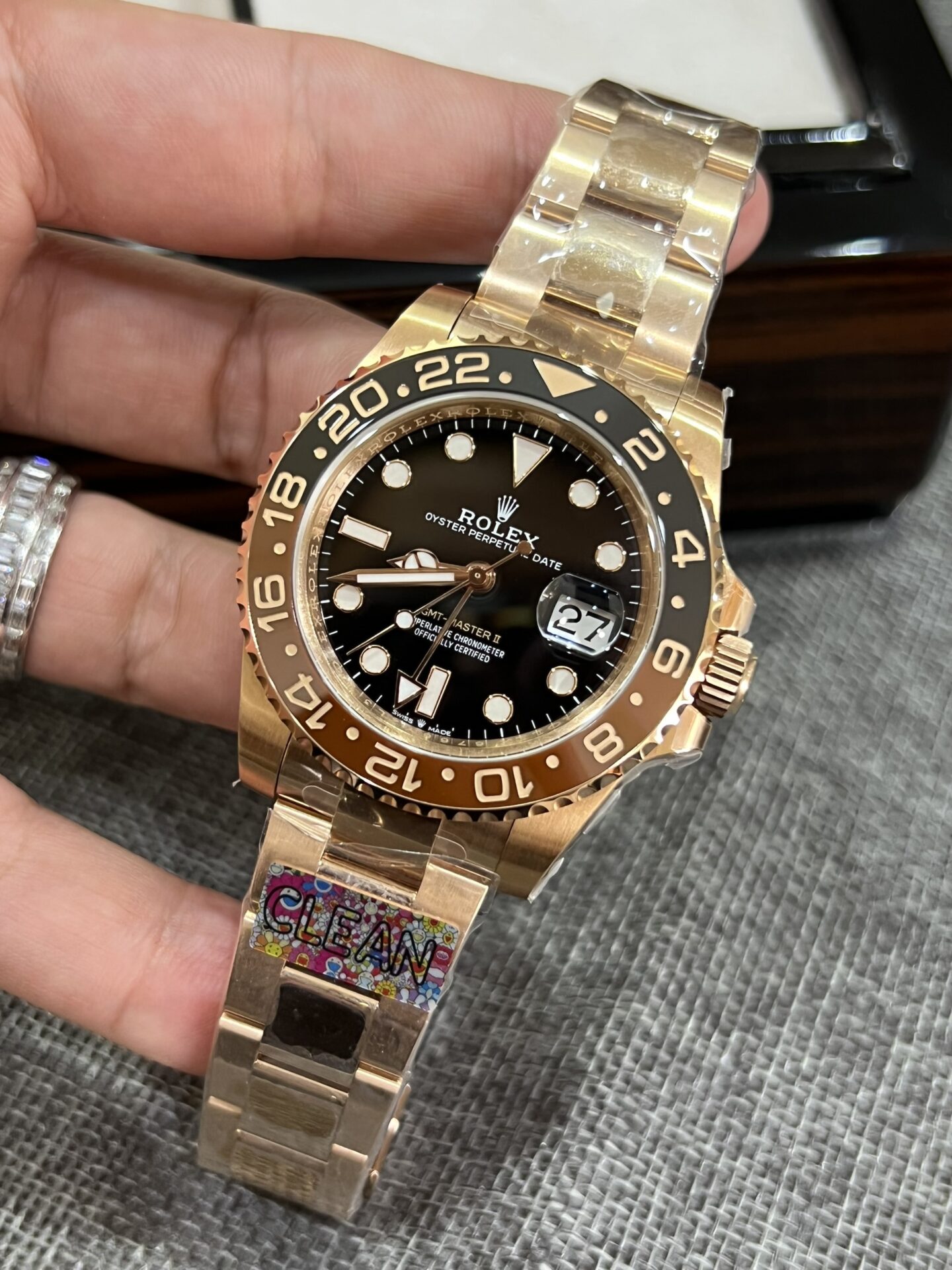 Rolex GMT-Master II 126715CHNR Replica Watch Root Beer Clean Factory 40mm - Elite Watch Atelier
