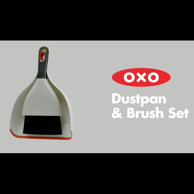 OXO 4.25 In. W. Polypropylene Whisk Broom with Dust Pan
