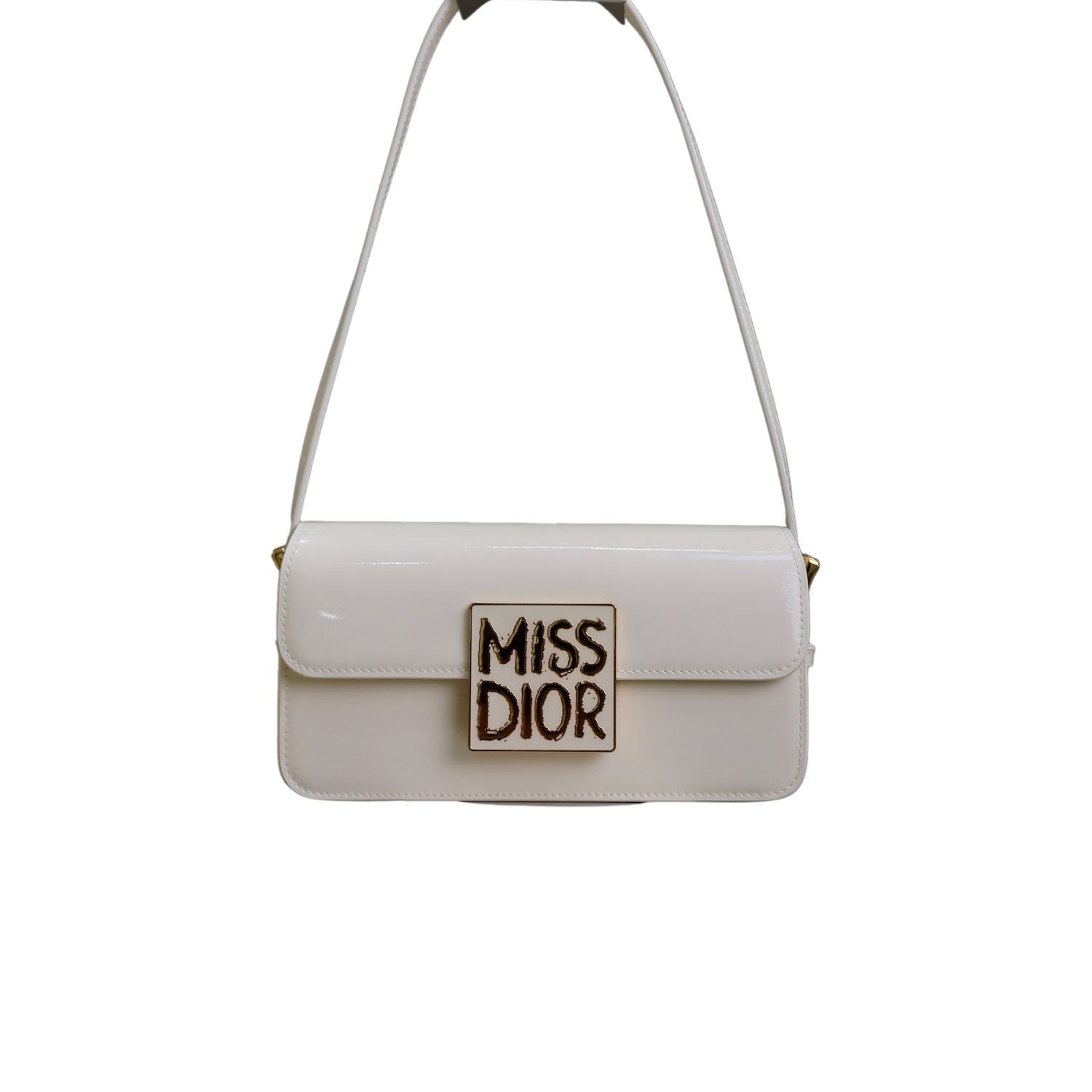 Miss Dior Flap Bag White For Women 22cm/8.5in