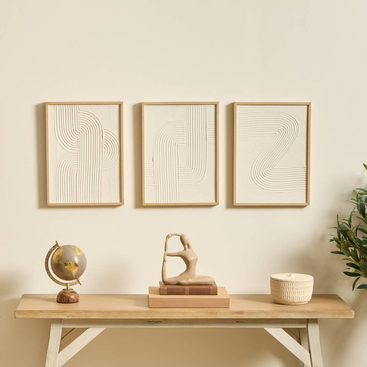 Globe "Afonso" Multicolored, H.24 cm