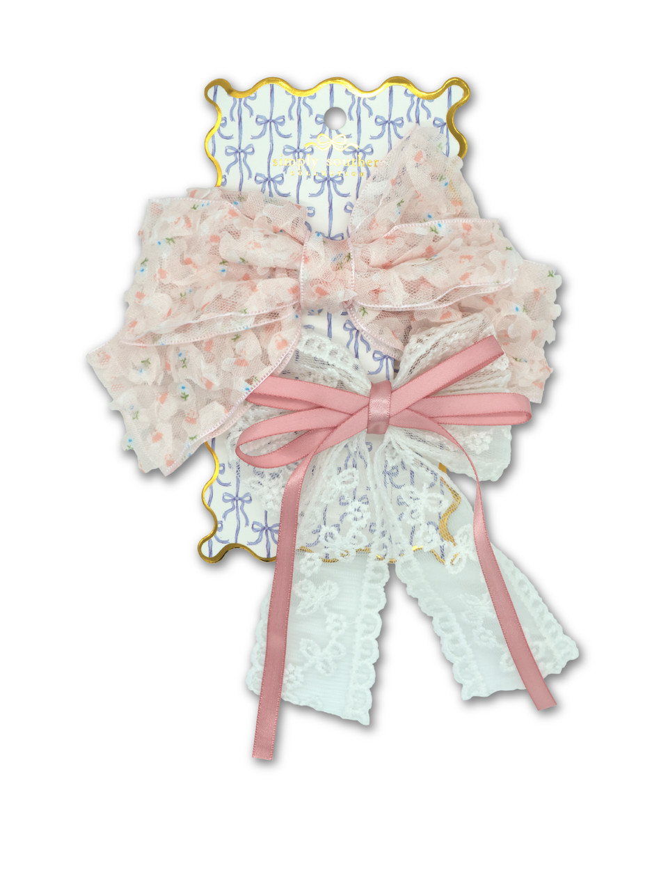 0126-HAIR-BOW-PINK - Simply Southern Outlet