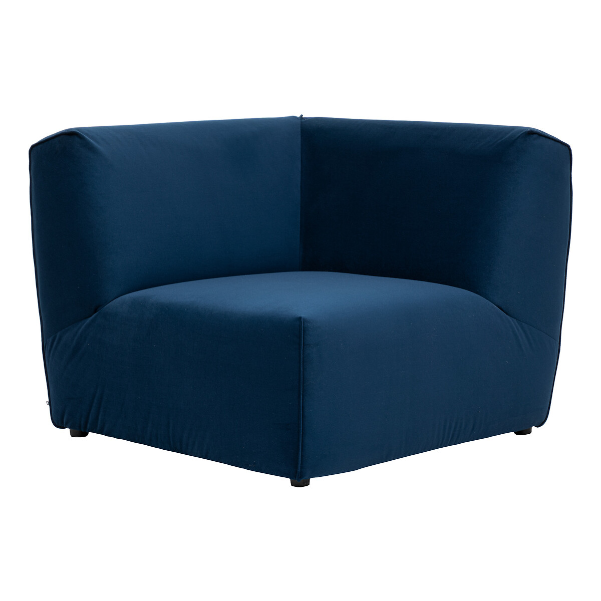 Corner module "Kiona" Velvet, blue