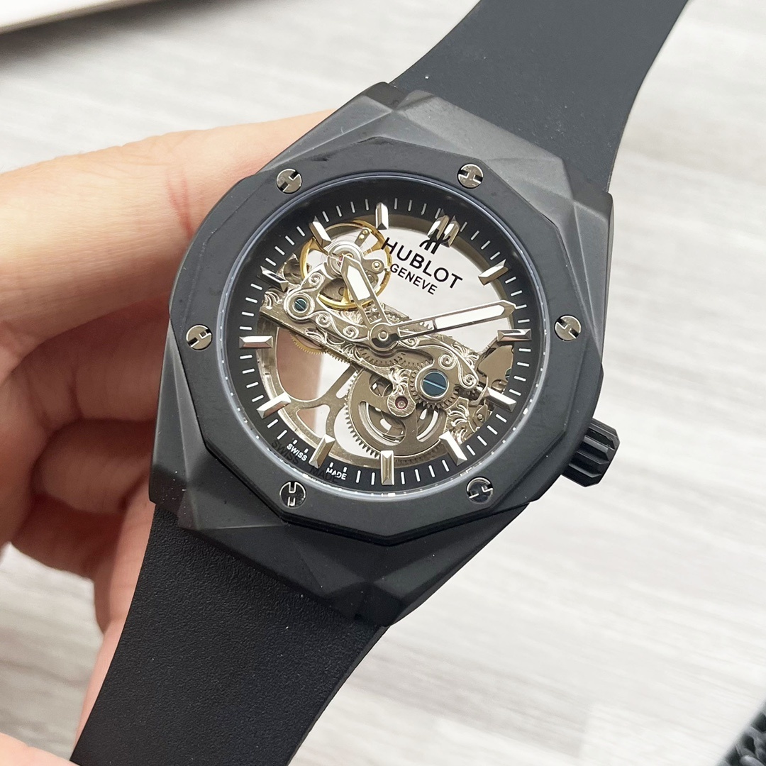 Hublot BIG BANG series, 46 mm Malaysian rubber strap(1:1 replica) - Top club