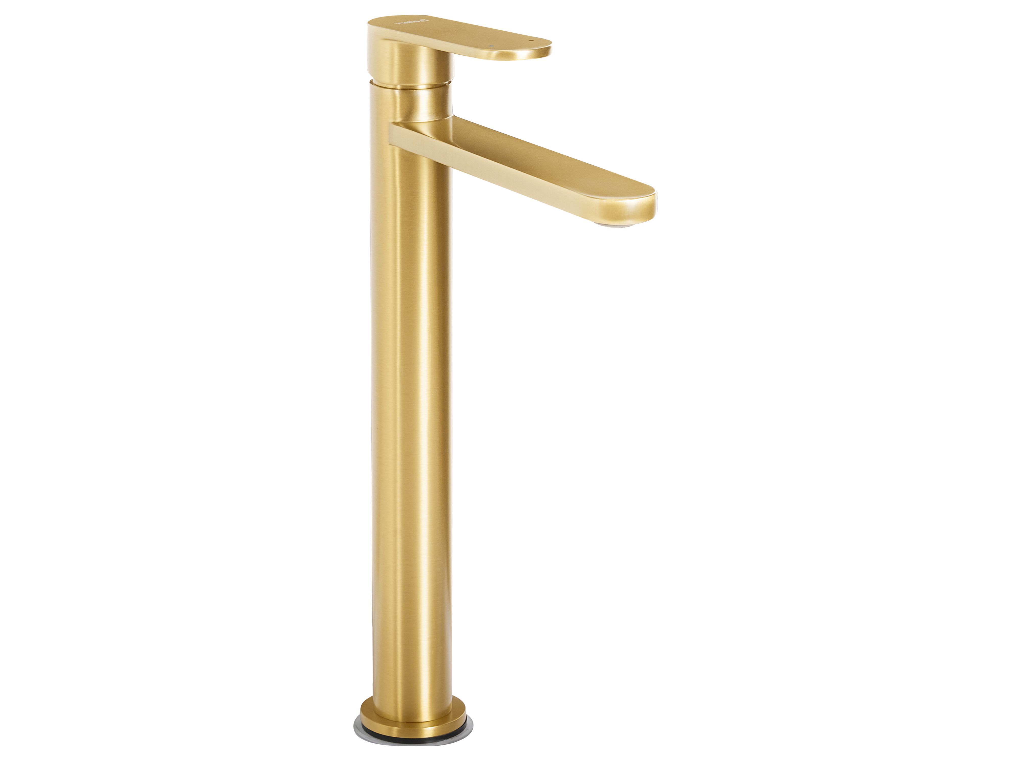 Tall Basin Mixer Tap COLHUE Brass Gold