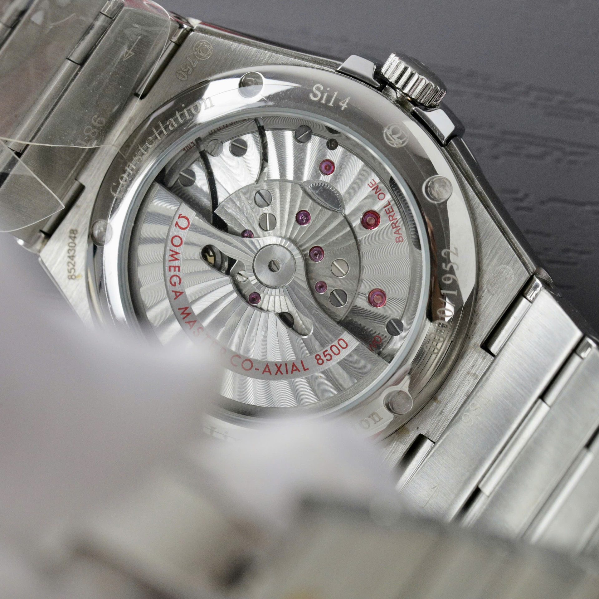 Omega Constellation Co-Axial Fake 11 Watch White Dial Metal Strap 38mm - Top club