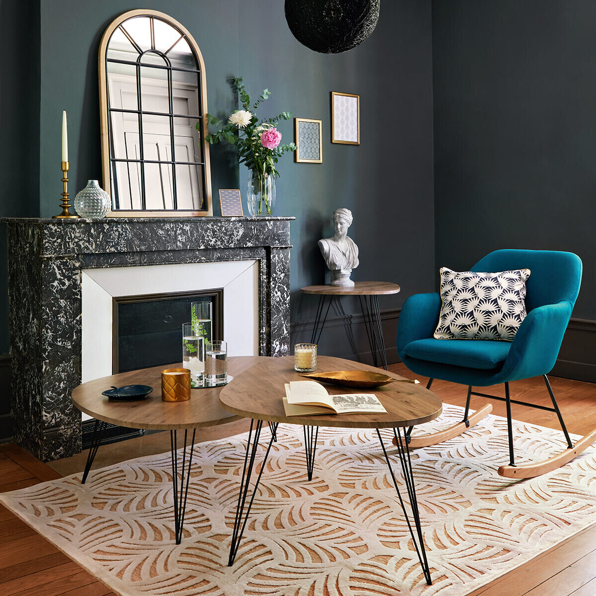 Side table "Neile" 96x65 cm