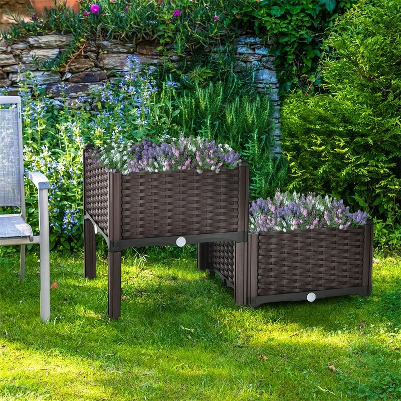 Elevated Planter Boxes - 2 Planter Boxes With 8 Legs - Image 2 Elevated Planter Boxes - 2 Planter Boxes With 8 Legs - Image 2