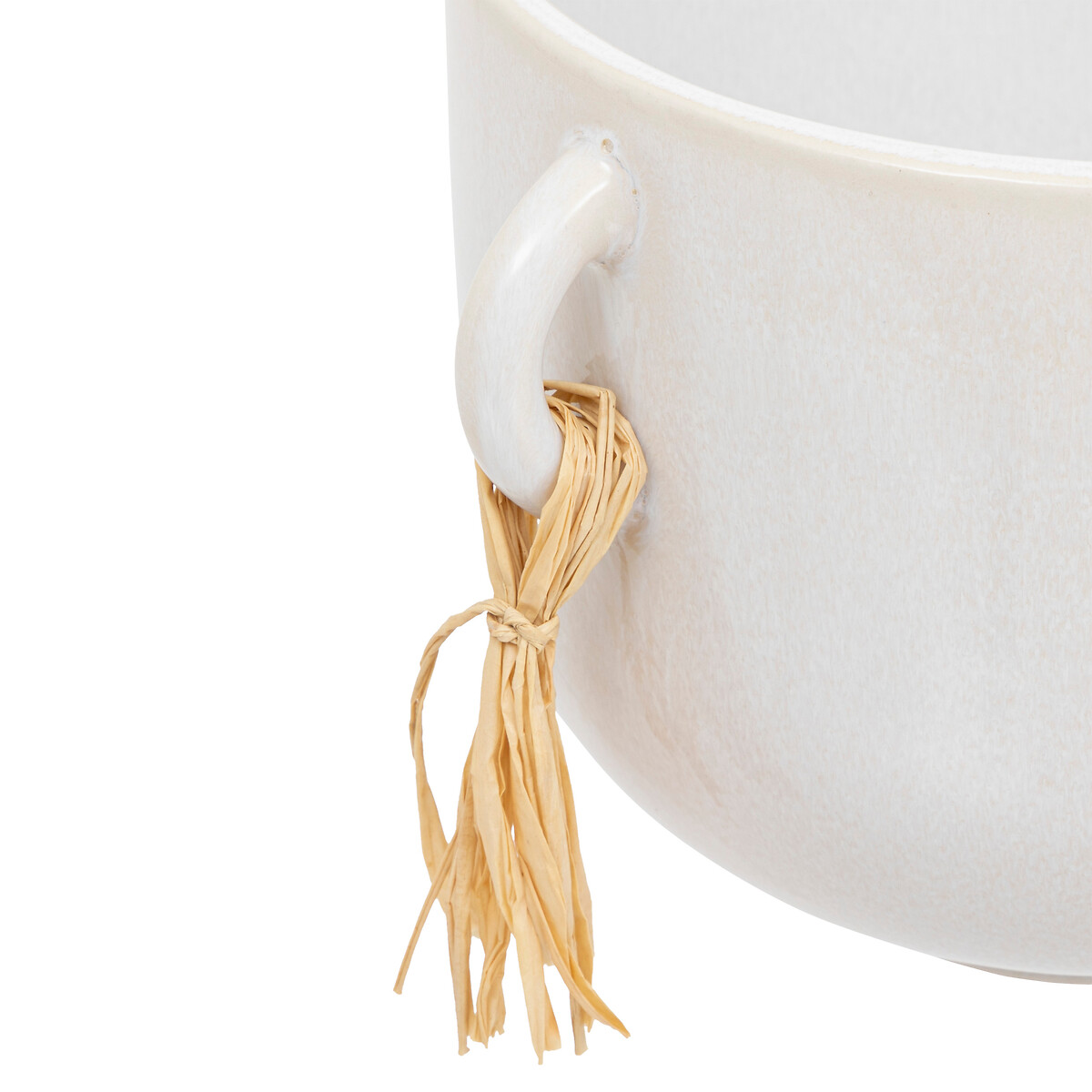 "The floral" pot Ceramic, White, D.14 cm