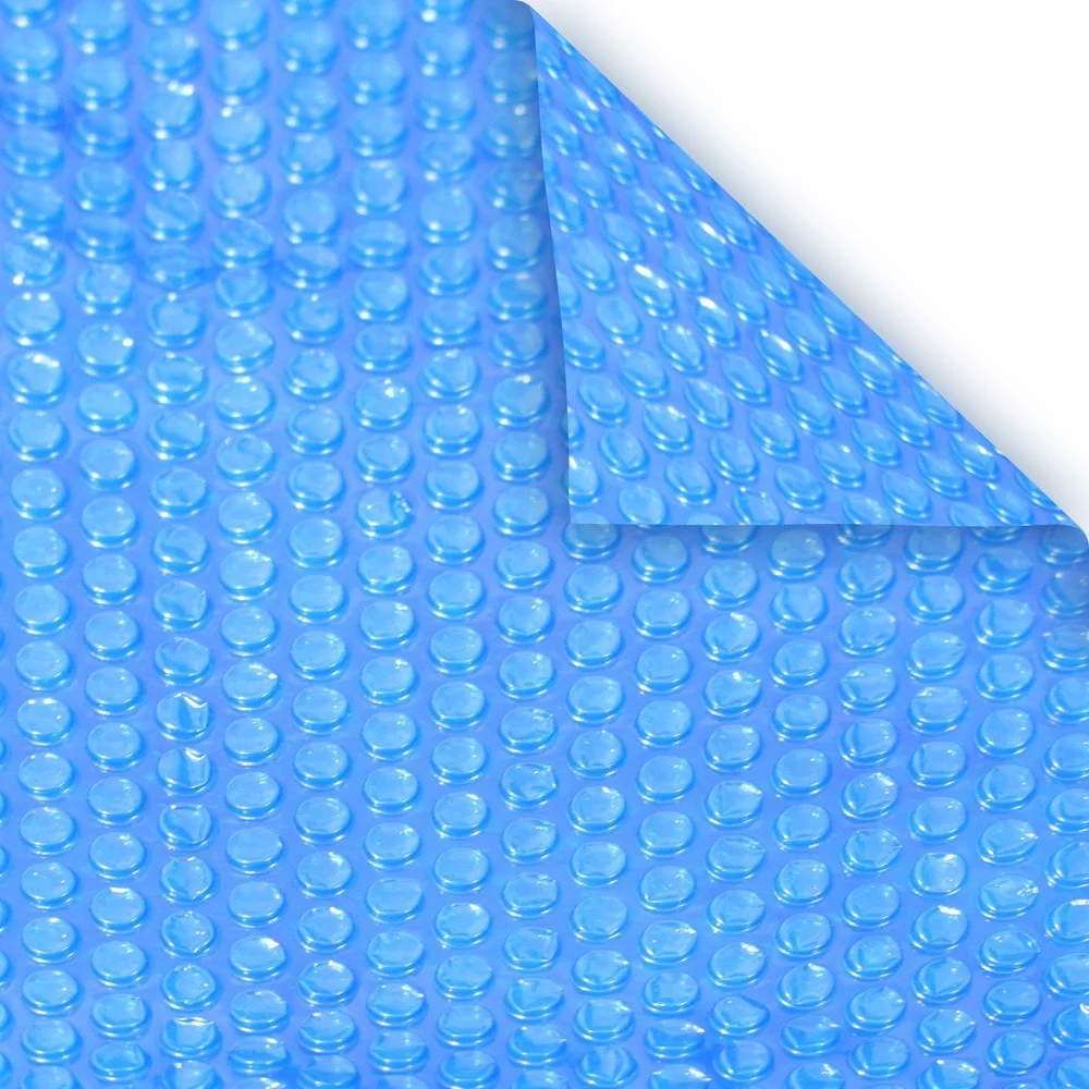 Pool Mate Deluxe 3-Year Blue Solar Blanket for Above Ground Swimming Pools, Oval - 15 Feet x 30 Feet